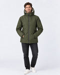 Imperméable Mixte doublé Army foncé Glaic sherpa