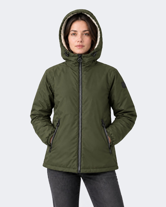 Imperméable Mixte doublé Army foncé Glaic sherpa