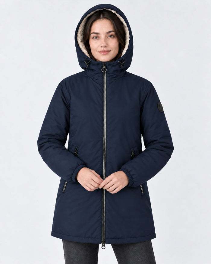Imperméable Mixte doublé Bleu nuit Glen sherpa