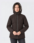 Imperméable Mixte doublé Café noir Glaic sherpa