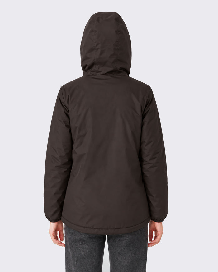 Imperméable Mixte doublé Café noir Glaic sherpa