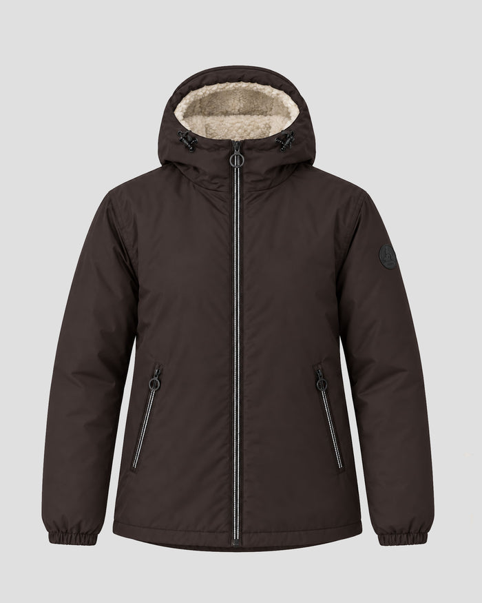 Imperméable Mixte doublé Café noir Glaic sherpa