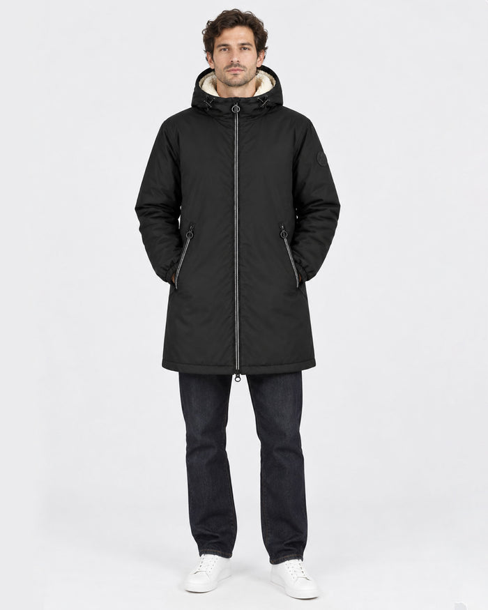 Imperméable Mixte doublé Noir Glen sherpa