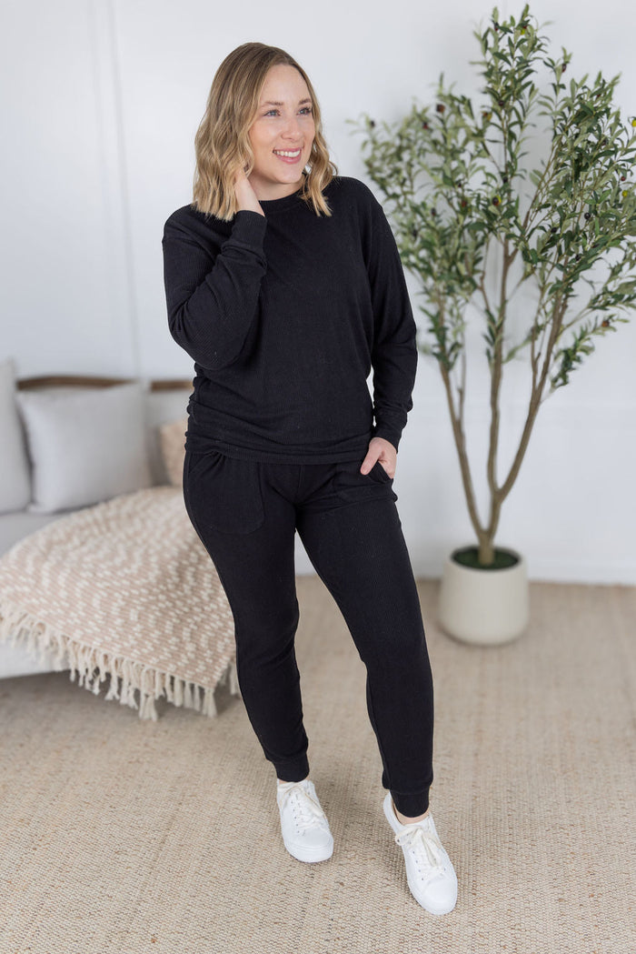 IN STOCK Corrine Joggers - Black