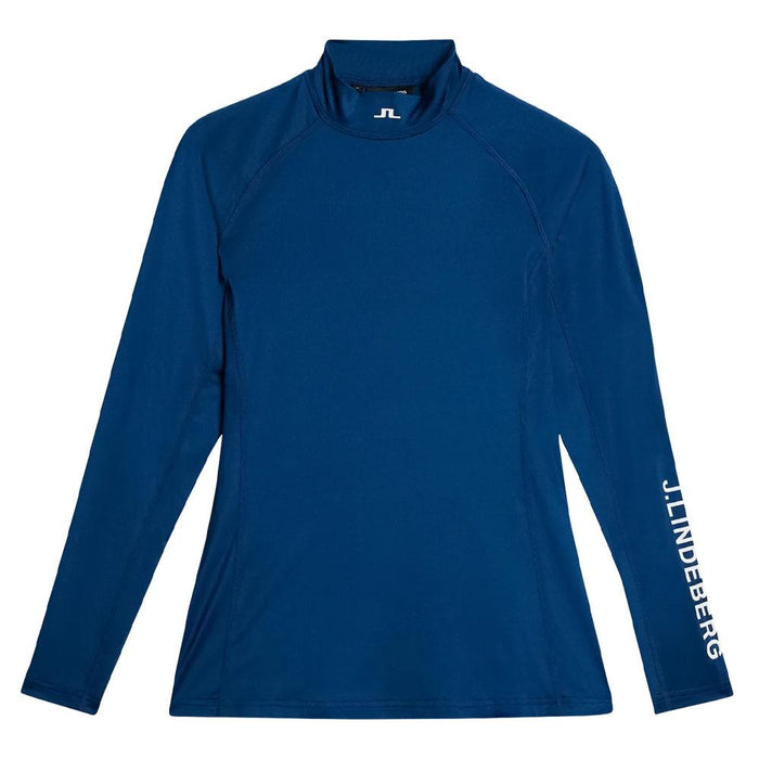 J.Lindeberg Asa Soft Compression Top Golf Baselayer Estate Blue - FW23 Women