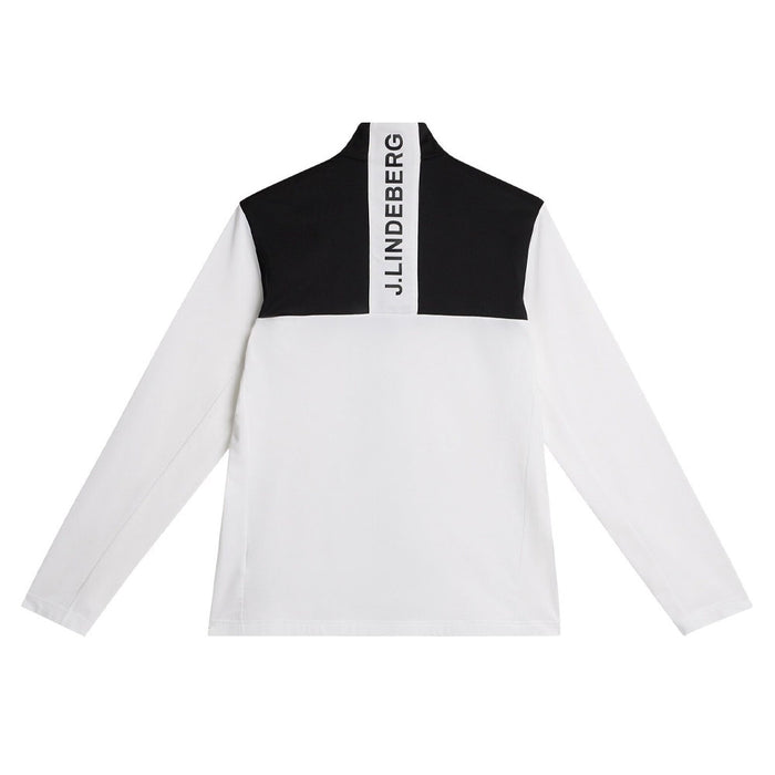 J.Lindeberg Banks Mid Layer Golf Jacket White - SS24