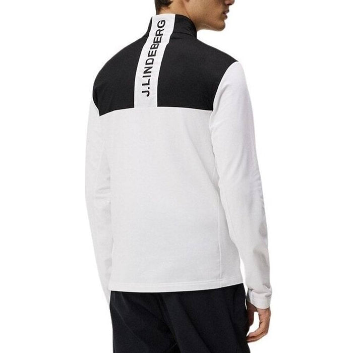 J.Lindeberg Banks Mid Layer Golf Jacket White - SS24
