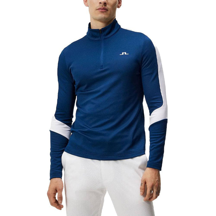 J.Lindeberg Carl Mid Layer Golf Pullover Estate Blue - 24