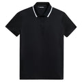 J.Lindeberg Cecile Jacquard Golf Polo Black - WI23 Women
