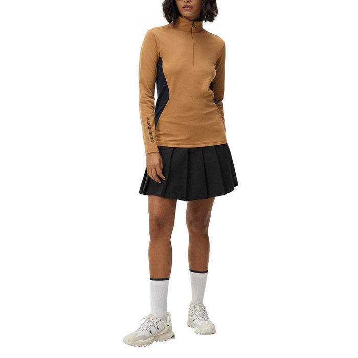 J.Lindeberg Coockies Mid Layer Golf Pullover Chipmunk - FW23 Women