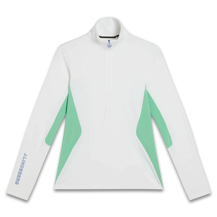 J.Lindeberg Coockies Mid Layer Golf Pullover White - FW23 Women