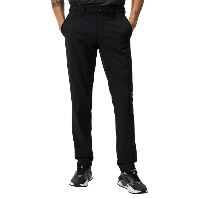 J.Lindeberg Ellott Bonded Fleece Golf Pants Black - FW23