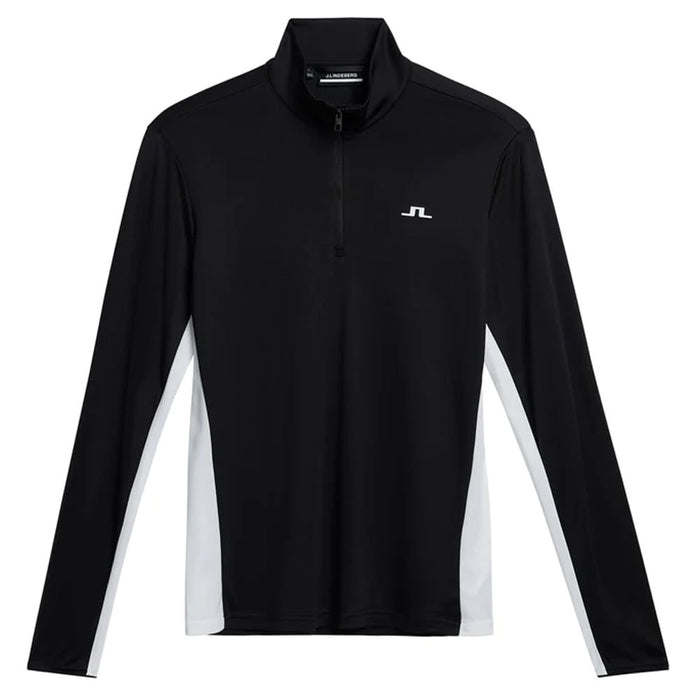 J.Lindeberg Emanuel Mid Layer Golf Jacket Black - SP24