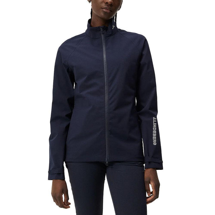 J.Lindeberg Evertine Padded Rain Golf Jacket JL Navy - FW23 Women