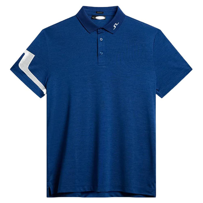 J.Lindeberg Heath Regular Fit Golf Polo Estate Blue - SS24
