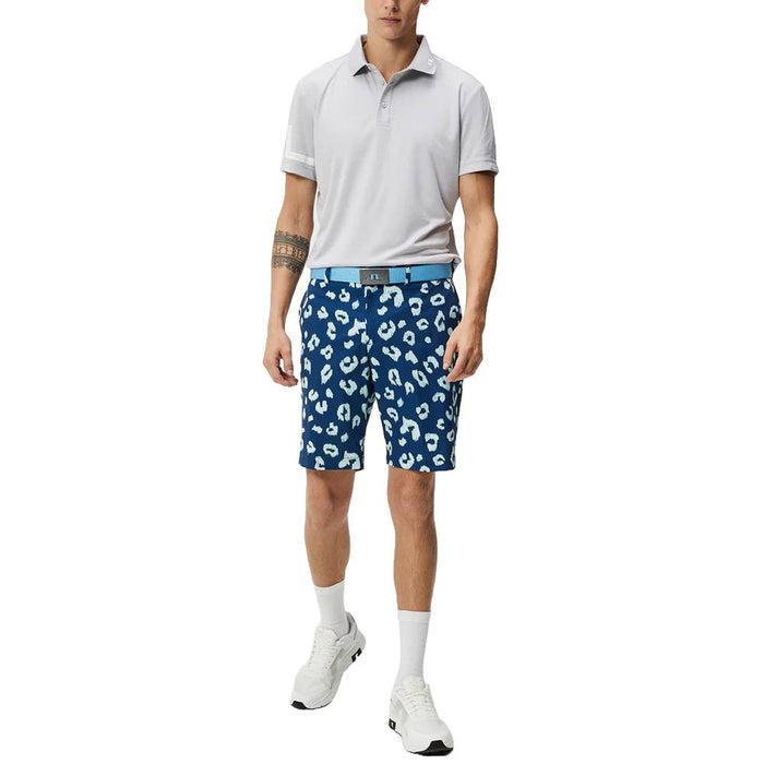 J.Lindeberg Heath Regular Fit Golf Polo Light Gray Melange - SS24