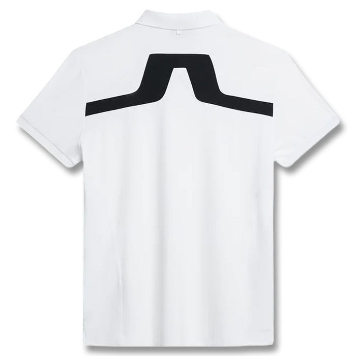 J.Lindeberg KV Regular Fit Golf Polo White - SS24
