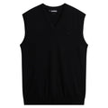 J.Lindeberg Liam Knitted Golf Vest Black - FW23