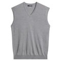 J.Lindeberg Liam Knitted Golf Vest Gray Melange - FW23