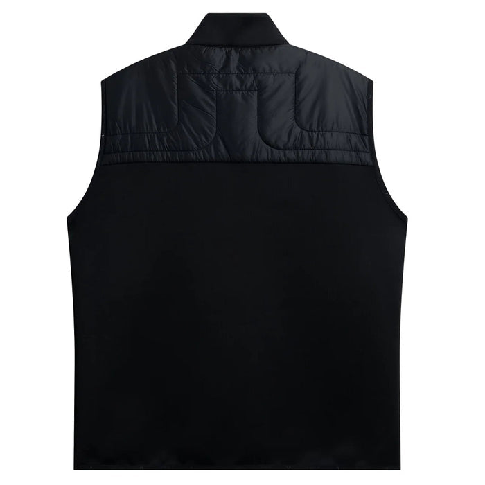 J.Lindeberg Martino Quilt Hybrid Golf Vest Black - SS24