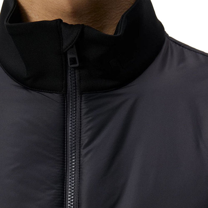 J.Lindeberg Martino Quilt Hybrid Golf Vest Black - SS24