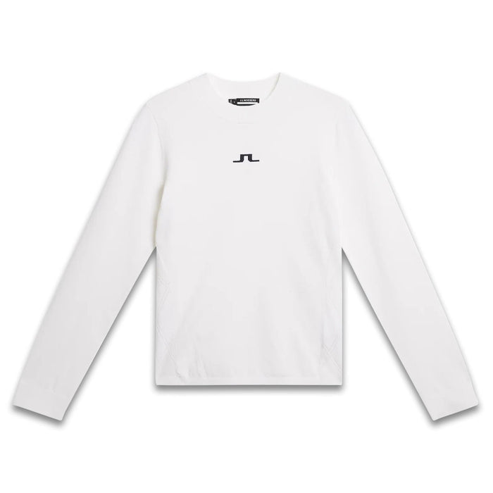 J.Lindeberg Meadow Knitted Golf Sweater White - SS24 Women