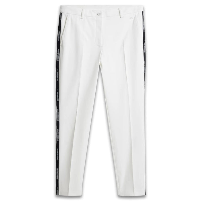J.Lindeberg Meghan Side Stripe Golf Pants White - SS24 Women