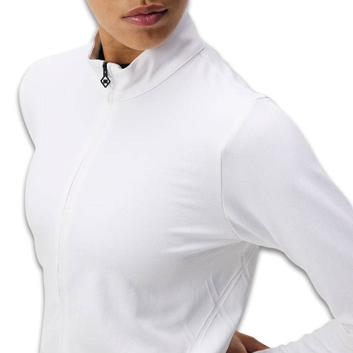 J.Lindeberg Nancy Seamless Mid Layer Golf Jacket White - SS24 Women