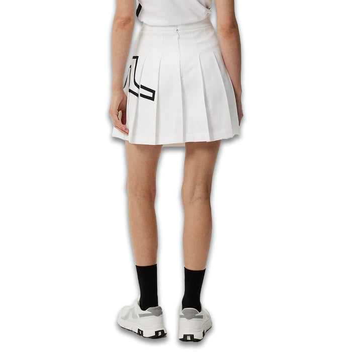 J.Lindeberg Naomi Golf Skirt White - SS23 Women