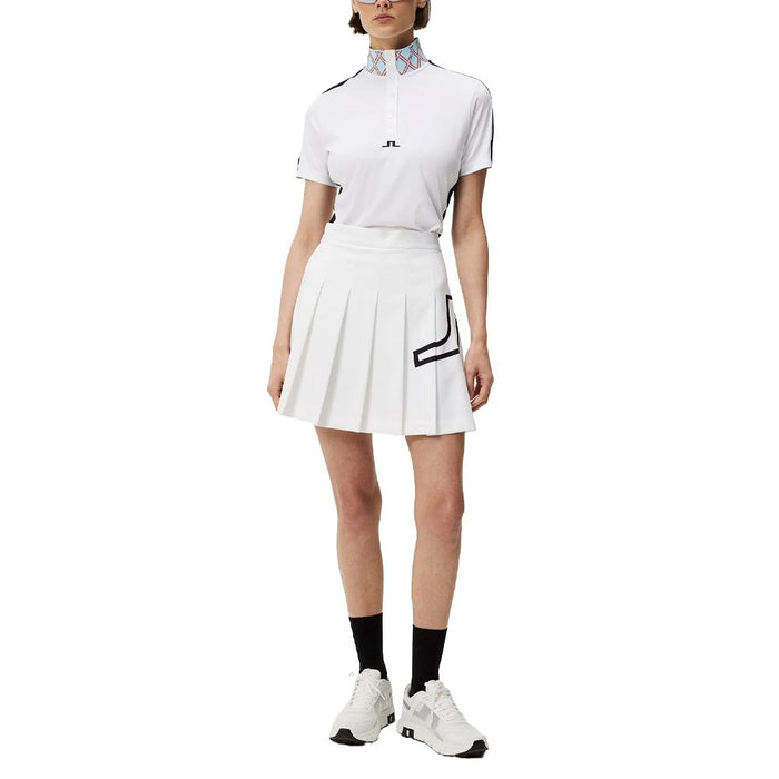 J.Lindeberg Naomi Golf Skirt White - SS24 Women