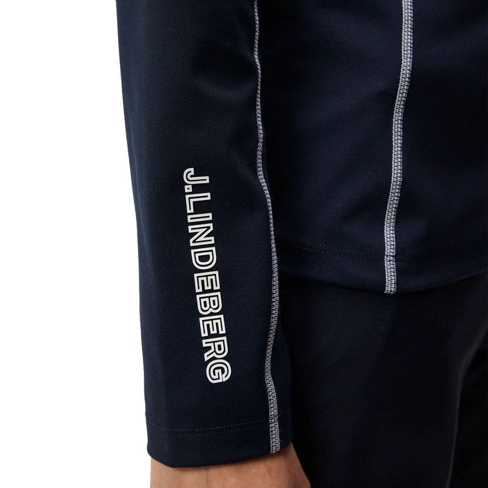J.Lindeberg Powderhorn Mid Layer Golf Pullover JL Navy - FW23 Women