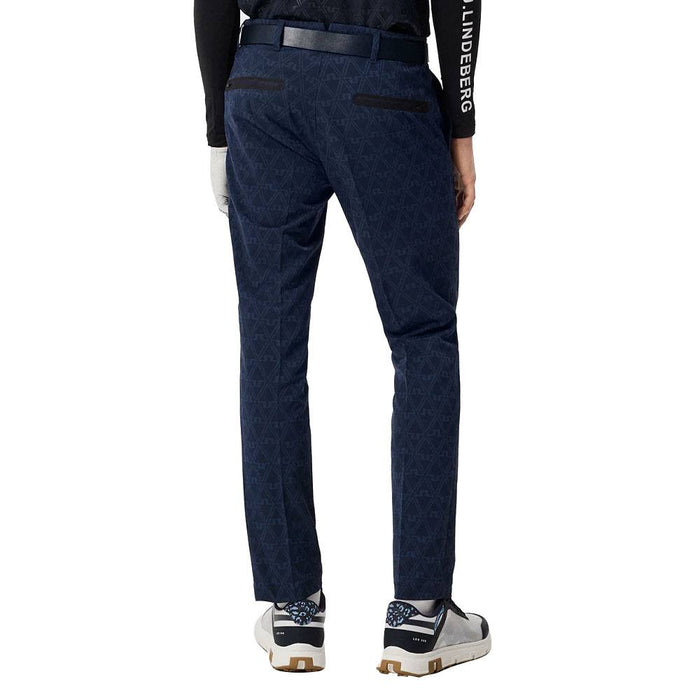 J.Lindeberg Sands Jacquard Golf Pants JL Navy - SS24