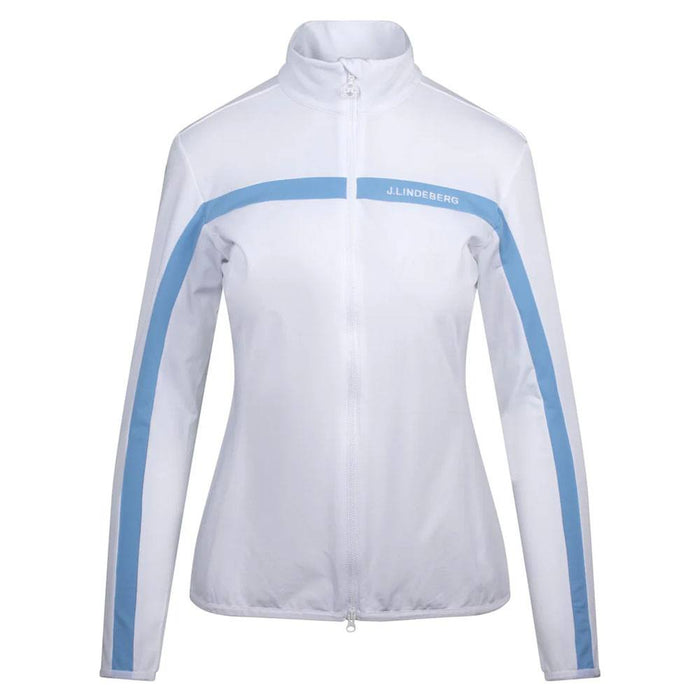 J.Lindeberg Seasonal Janice Mid Layer Golf Jacket White - FW23 Women