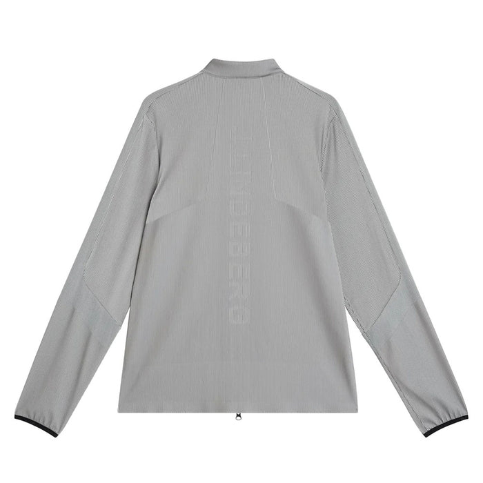 J.Lindeberg Sneaky Full Zip Mid Layer Golf Jacket Gray Melange - FW23