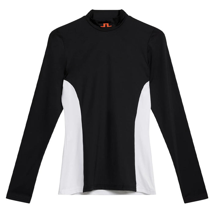 J.Lindeberg Thabis Top Golf Mock Black - SS24 Women