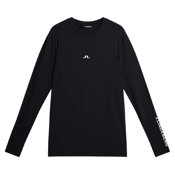 J.Lindeberg Thor Longsleeve Golf Baselayer Black - FW23
