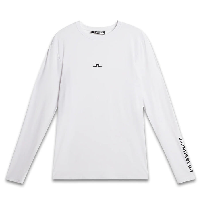 J.Lindeberg Thor Longsleeve Golf Baselayer White - FW23