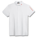 J.Lindeberg Tour Tech Reg Fit Golf Polo White - SS24