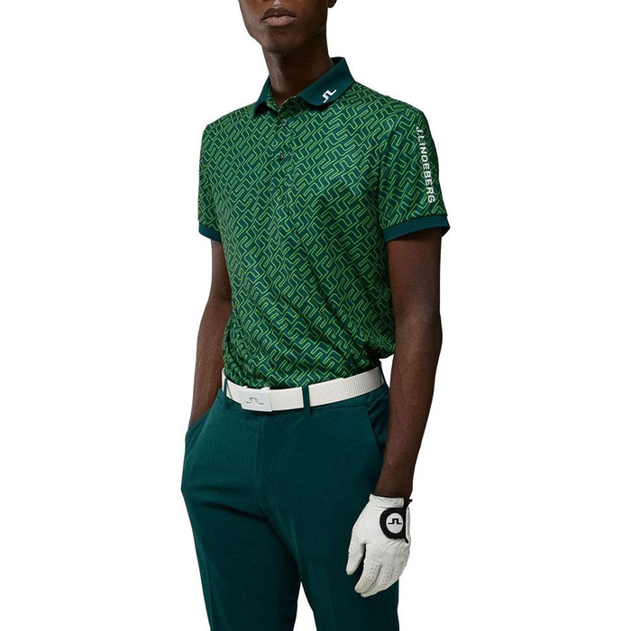 J.Lindeberg Tour Tech Regular Fit Print Golf Polo 2022