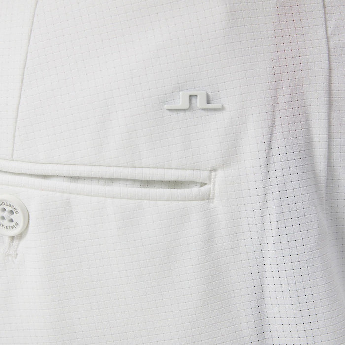 J.Lindeberg Vent Tight Golf Shorts White - SS24