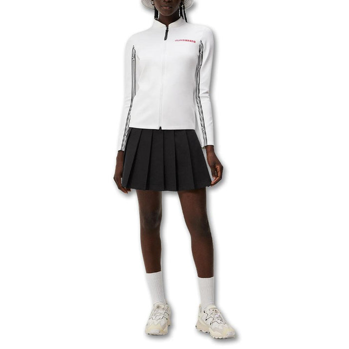 J.Lindeberg Wildcat Full Zip Mid Layer Golf Jacket White - FW23 Women
