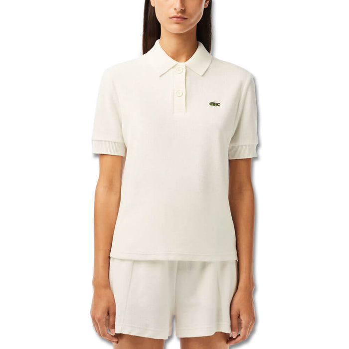 Lacoste Organic Cotton Terry Cloth Golf Polo 2023 Women