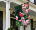 Large Red Cardinal Spring Summer Flag Outdoor