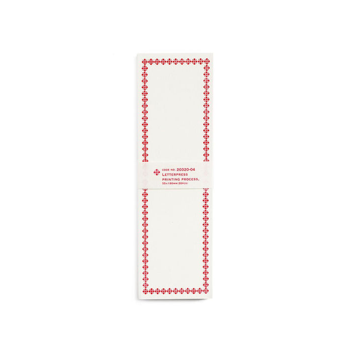 Letterpress Folded Memo Cards Boston General Store
