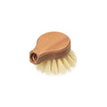 Wooden dish brush replacement head with hard bristles