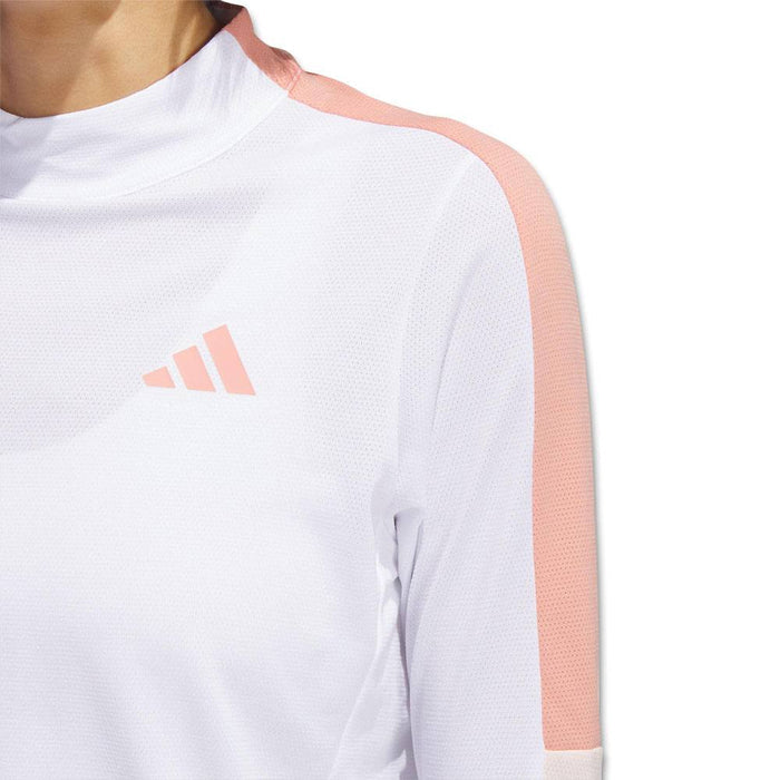 Adidas Longsleeve Golf Mock White - HS/W23 Women