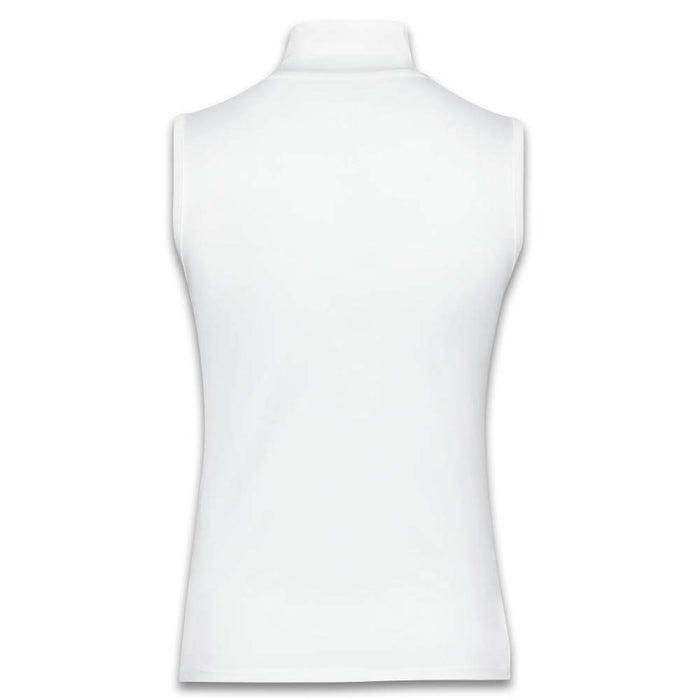 Malbon Evergreen Match Point Golf Mockneck White Women