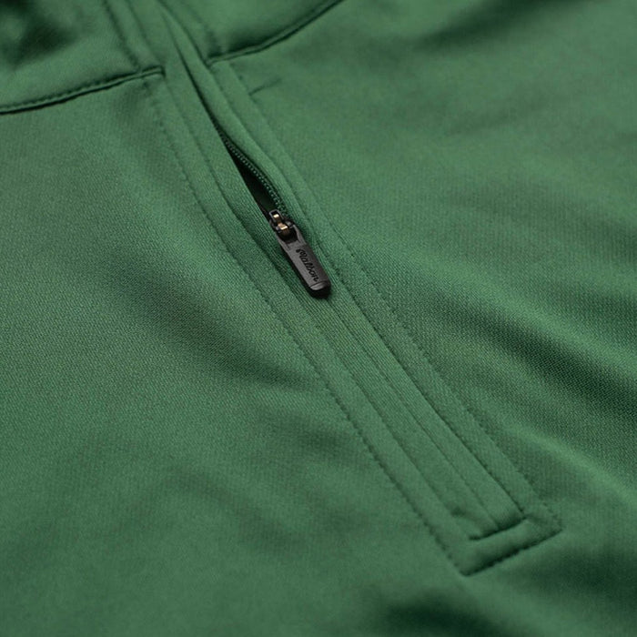 Malbon Evergreen Performance 1/4 Zip Golf Pullover Evergreen