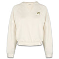 Malbon Gianna II Raglan Pullover Golf Sweatshirt Bone Women