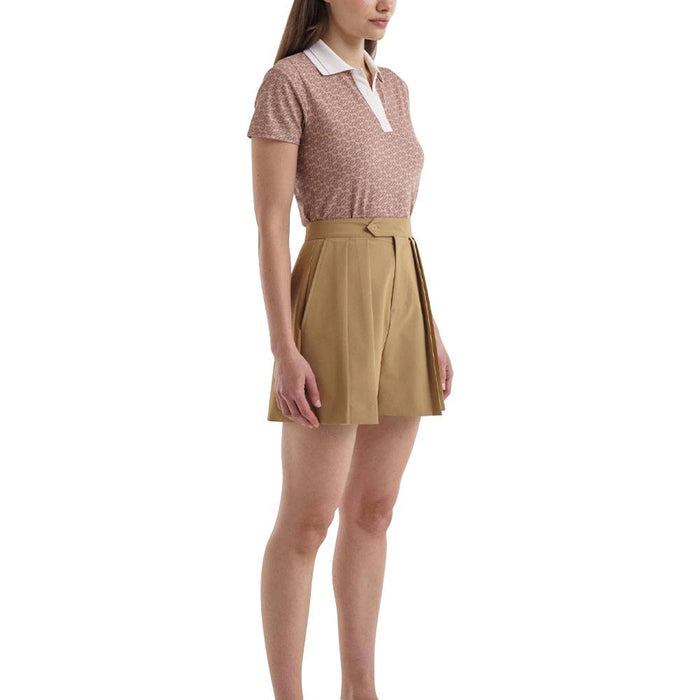 Malbon Marina Golf Shorts Camel Women